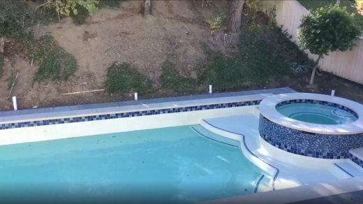 Digging, framing, building, and filing a pool timelapse